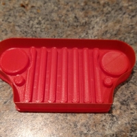 Small CJ Jeep Grill Cookie Cutter 3D Printing 379649