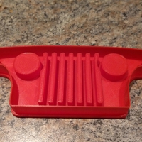 Small Jeepster Commando grille style Cookie Cutter 3D Printing 379651