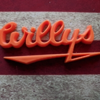 Willys Script emblem badge - Thumbnail 1