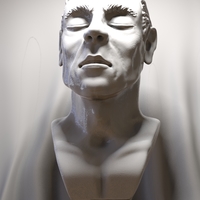 Small Peaceful portrait sculpture 3D Printing 379684