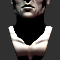 Peaceful portrait sculpture - Thumbnail 1