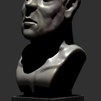 Peaceful portrait sculpture - Thumbnail 4