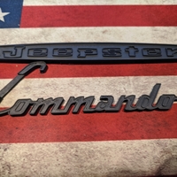 Jeepster Commando Hood Badge Emblem Jeep - Thumbnail 3