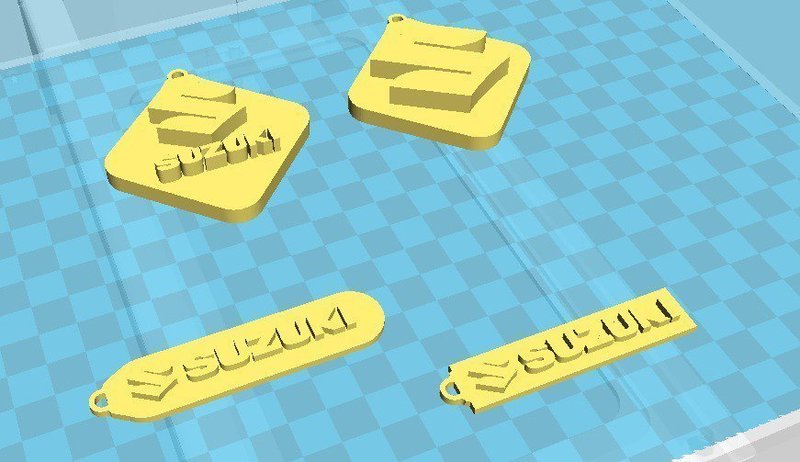 Suzuki Keychains - Multi Version