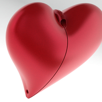 Small heart gift box 3D Printing 379781