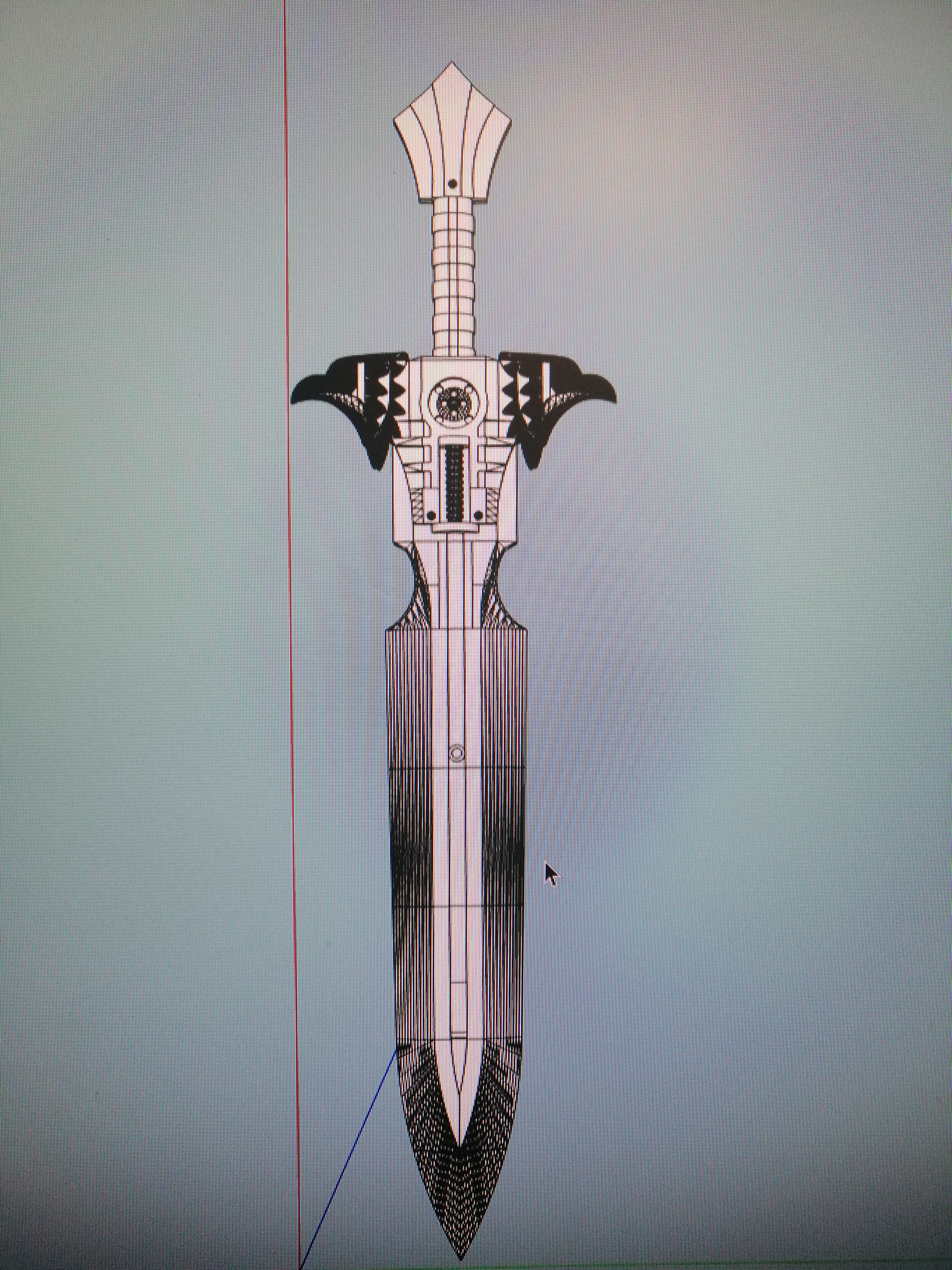 Power Sword (Life Size) 3D Print 379832