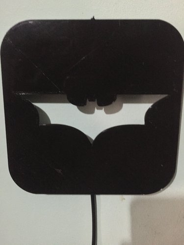 Wall Lamp (LED): Batman 3D Print 37996