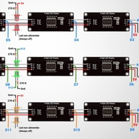 Futuristic clock BTTF style - Thumbnail 7