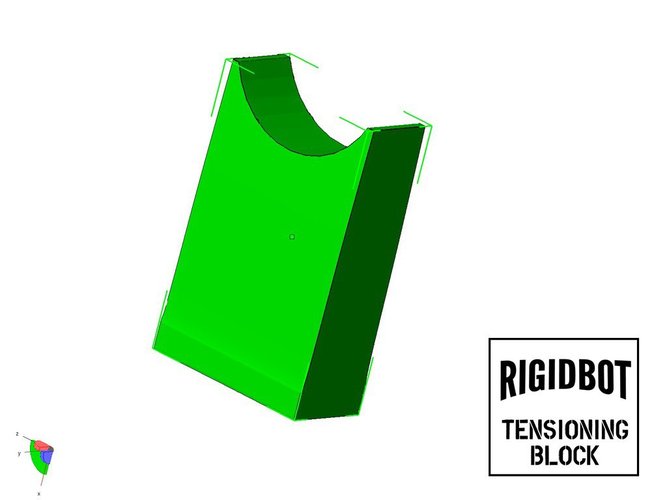 Rigidbot tensioning block 3D Print 38001