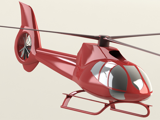 eurocopter, helicoptere 3D Print 380019