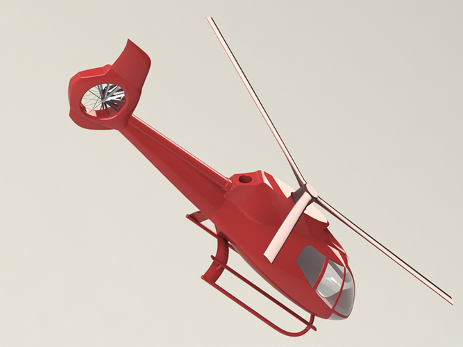 eurocopter, helicoptere 3D Print 380020