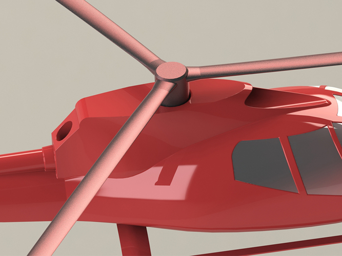eurocopter, helicoptere 3D Print 380022