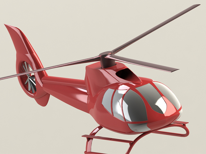 eurocopter, helicoptere 3D Print 380028