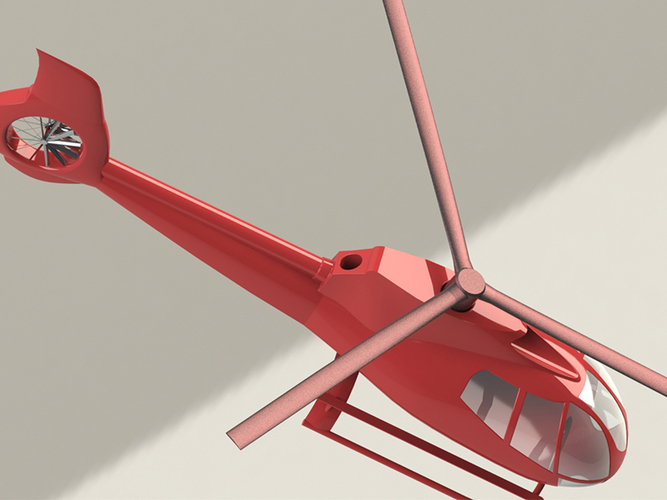 eurocopter, helicoptere 3D Print 380029