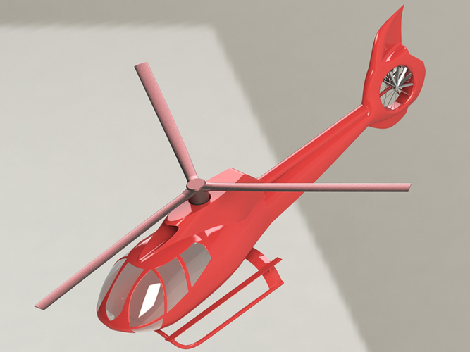 eurocopter, helicoptere 3D Print 380030