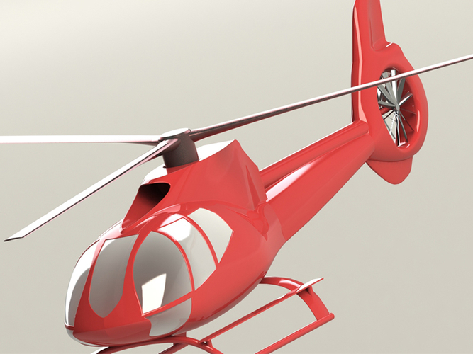 eurocopter, helicoptere 3D Print 380031
