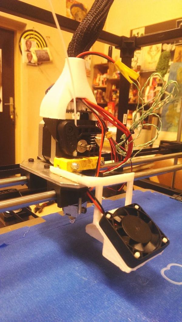 RigidBot Cooler Fan mount for E3D V6 