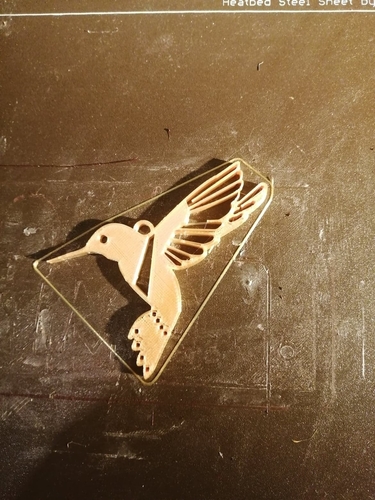 BIRD PENDANT Necklace 3D Print 380041