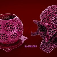 Pen holder for Predator style Voronoi - Thumbnail 2