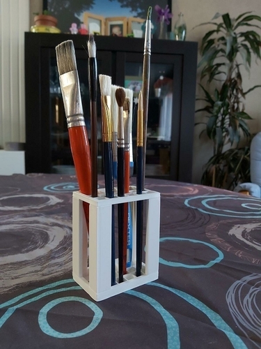 Support pinceaux / brush holder 3D Print 380070