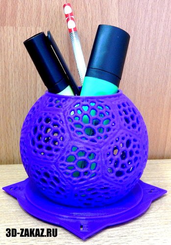 Pen holder for Predator style Voronoi 3D Print 38008