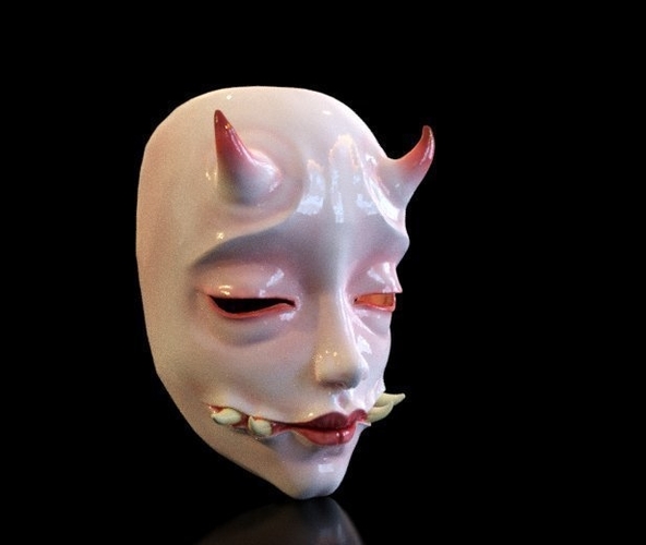 mask  Japan (japanese horror style mascara) 3D Print 380083