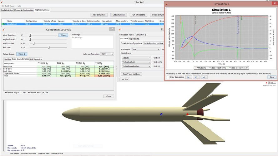 The First 3D printable recoverable rocket 3D Print 38010