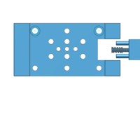 Small Losmandy D Style Dovetai Clamp 3D Printing 380127