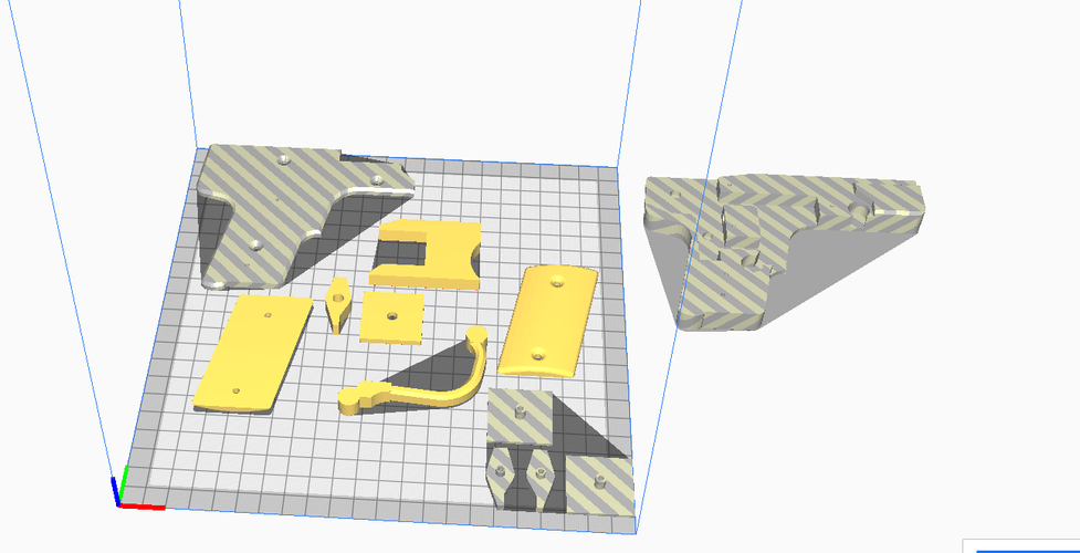 3D printer Rubber band Gun(총) 3D Print 380185