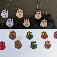 Owl Earrings - Thumbnail 3