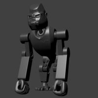 Small MakerTron Gorilla 3D Printing 38021