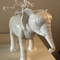 Tintin on Elephant - Thumbnail 4