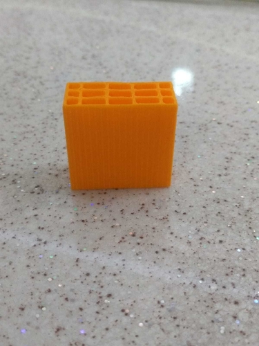 8,5 'luk tugla. (8.5x19x19)cm Mini Construction Brick 3D Print 380253