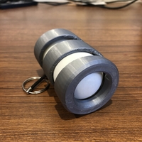 Ping Pong Ball Key Chain - Thumbnail 2