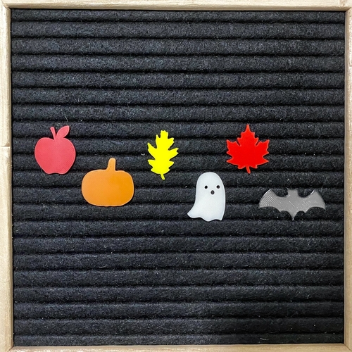 Fall Pack Letter Board Tiles 3D Print 380382
