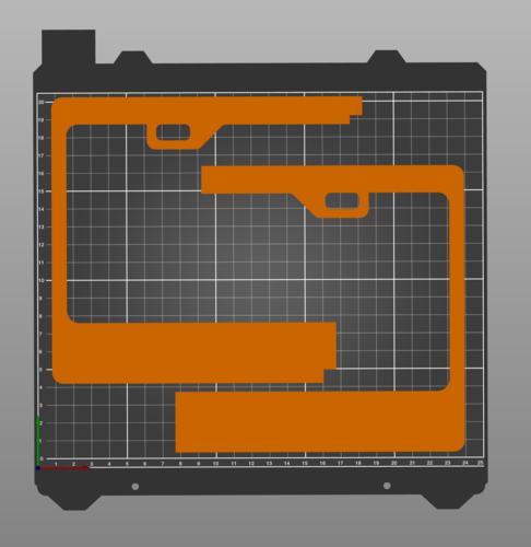 License Plate Frame - Blank - Small Printer, Easy Assembly 3D Print 380392