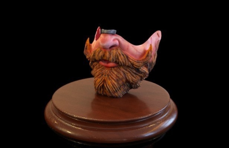 VIKING MOUTH COVER. MASK VIKING BEARD
