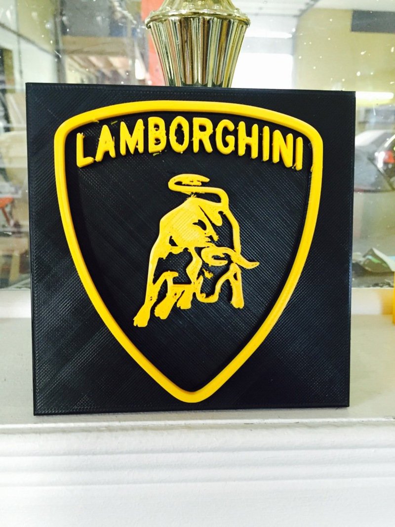 Lamborghini 3d logo