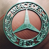 Small Mercedes benz 3d logo 3D Printing 38042