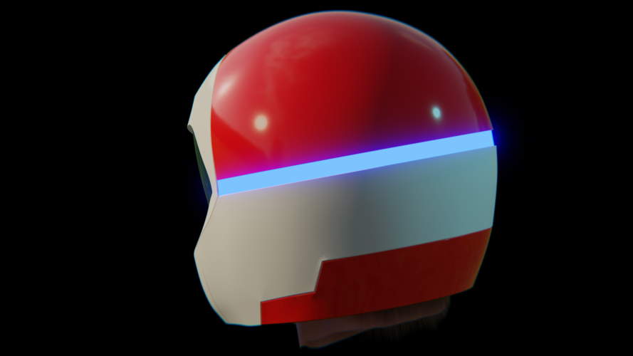 Voltron Pilot Helmet 3D Print 380427