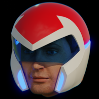 Small Voltron Pilot Helmet 3D Printing 380428