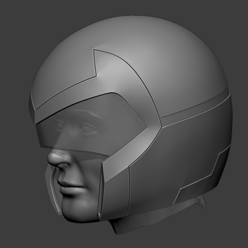 Voltron Pilot Helmet 3D Print 380431