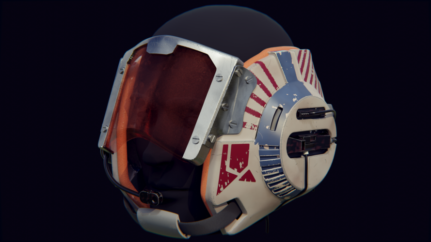 B-Wing Helmet from Star Wars 3D Print 380442
