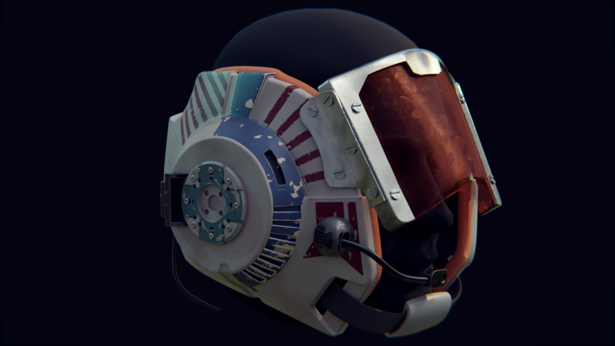 B-Wing Helmet from Star Wars 3D Print 380443