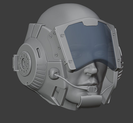 B-Wing Helmet from Star Wars 3D Print 380446