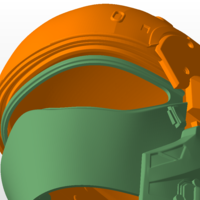 Futuristic tactical helmet - Thumbnail 8