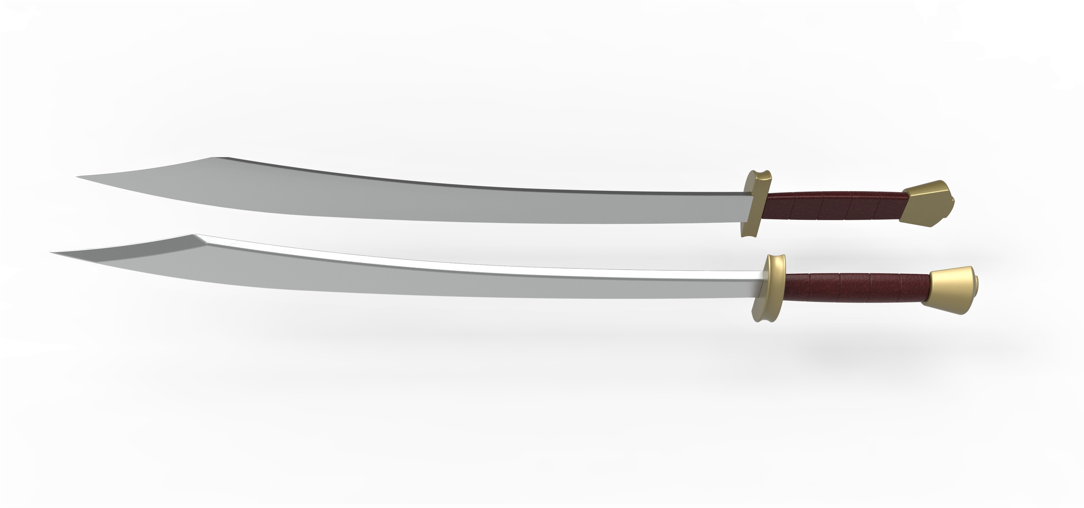 3D Printed Zuko dual swords from Avatar TV series by CosplayItemsRock ...