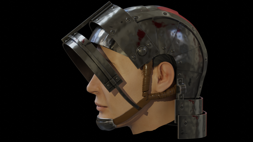 Guts helmet from anime Berserk 3D Print 380486