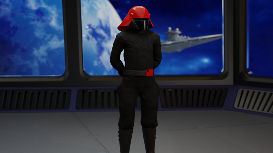 Fleet Technician Helmet from Star Wars 3D Print 380500