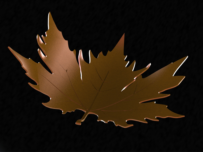 plane tree leaf 3D Print 380518